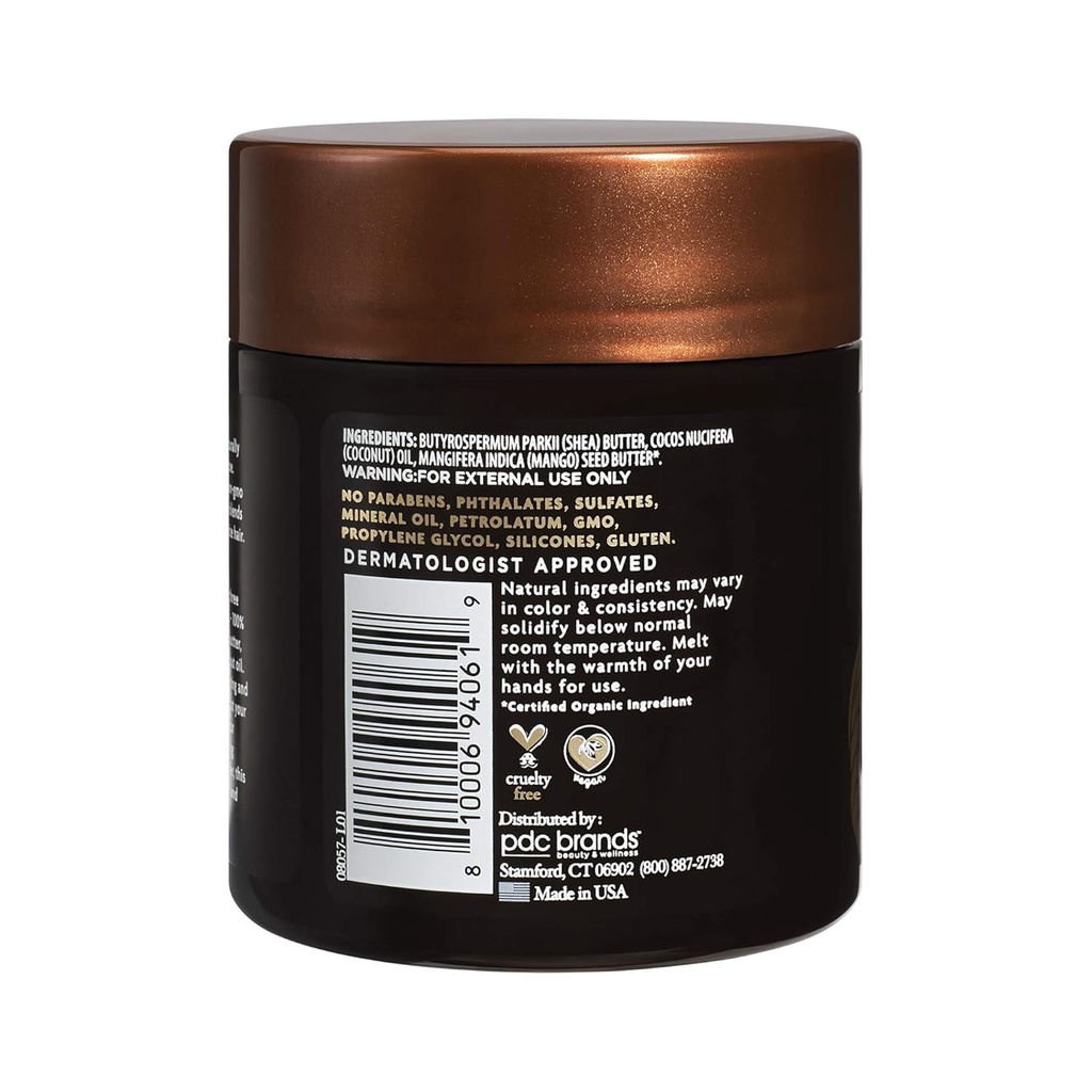 Cantu Mango Butter Raw Blend With Shea Butter & Coconut Oil 156 G