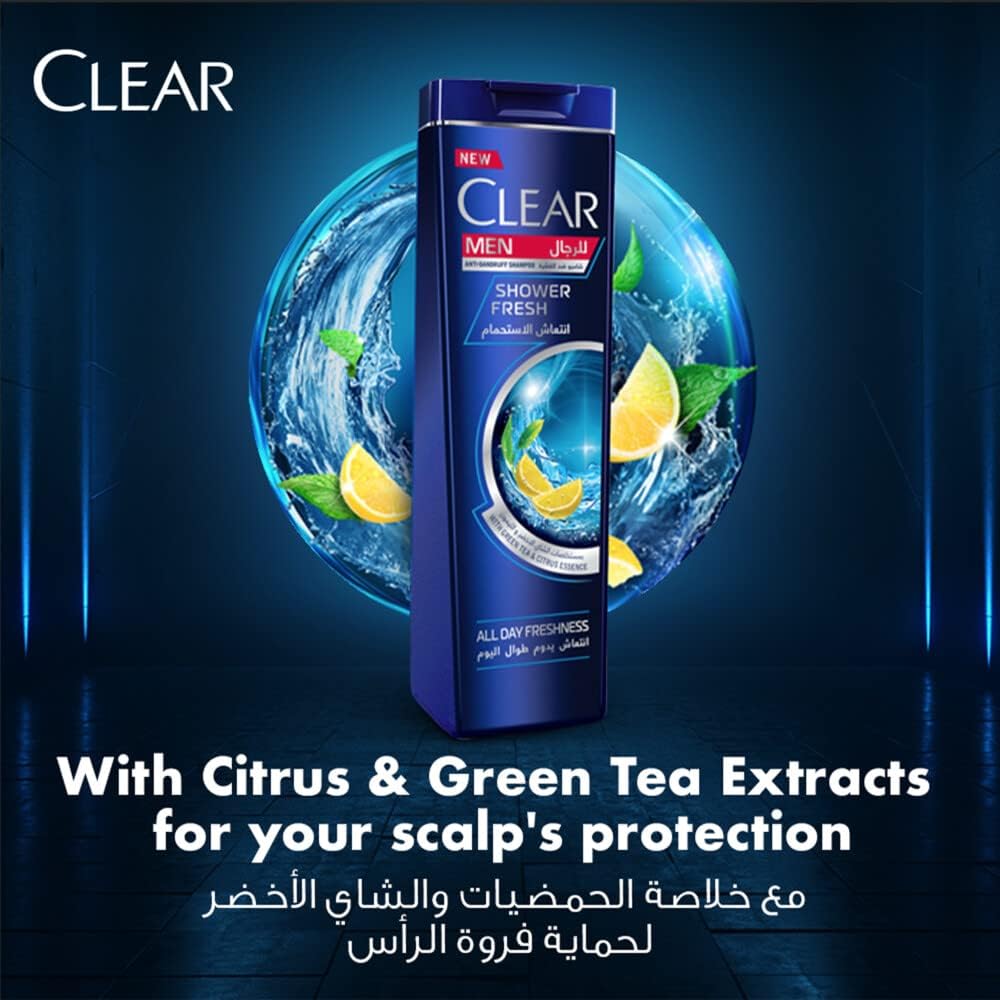 Clear Men's Anti-dandruff Shampoo Shower Fresh, 700ml