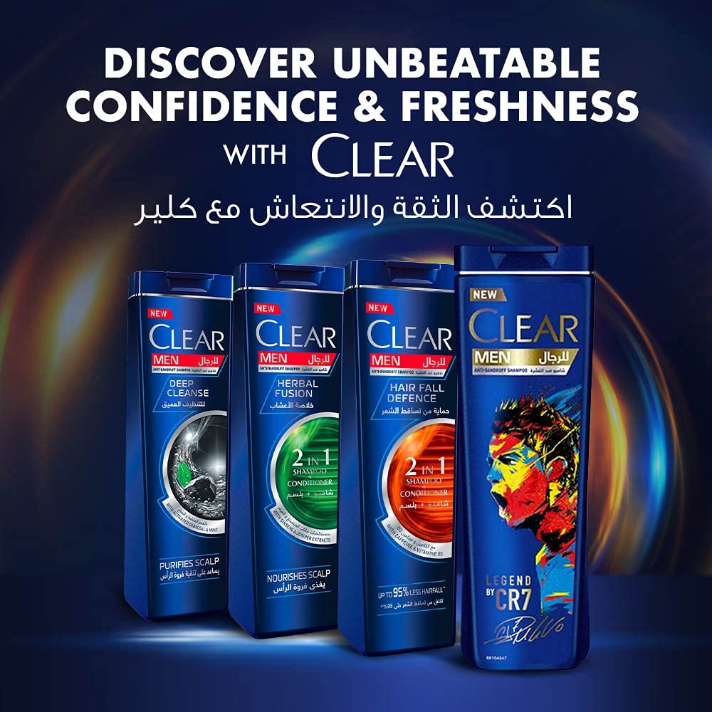 Clear Men's Legend By Cr7 Shampoo, 400 ml