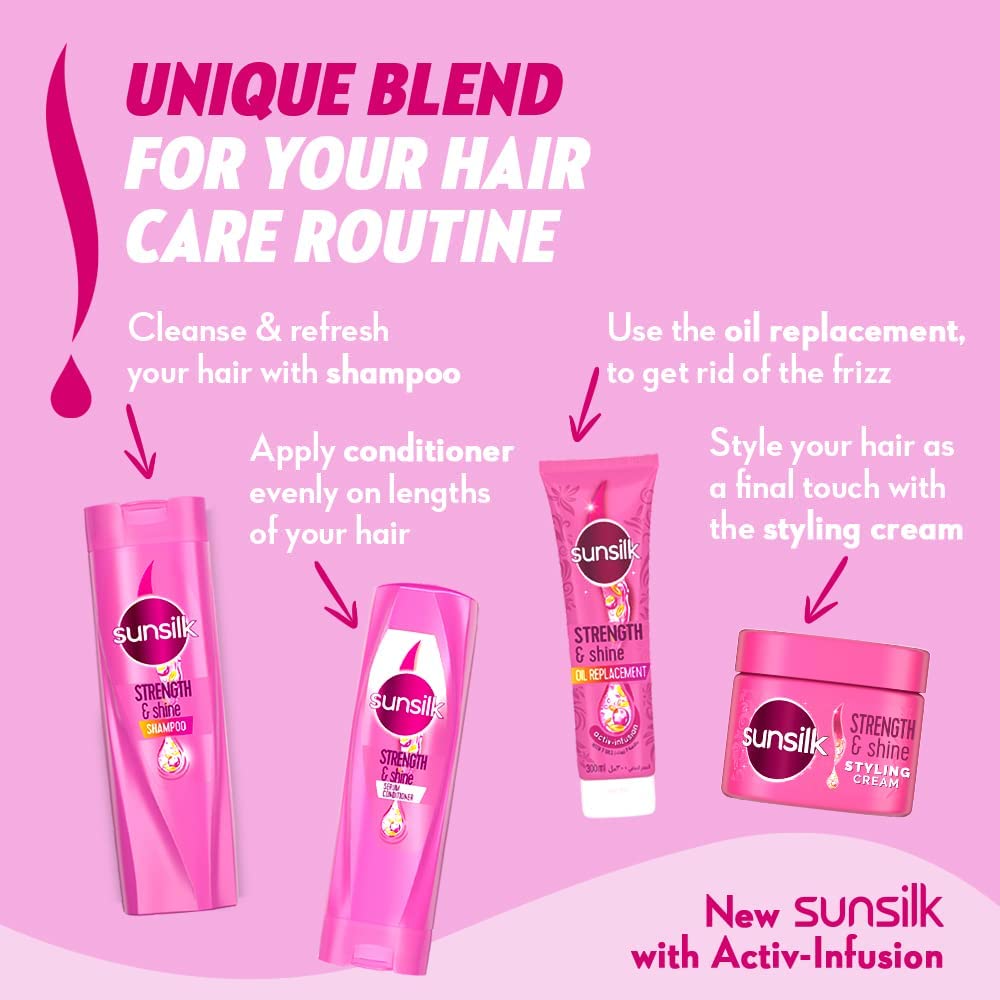 Sunsilk Shampoo Shine & Strength, 400ml