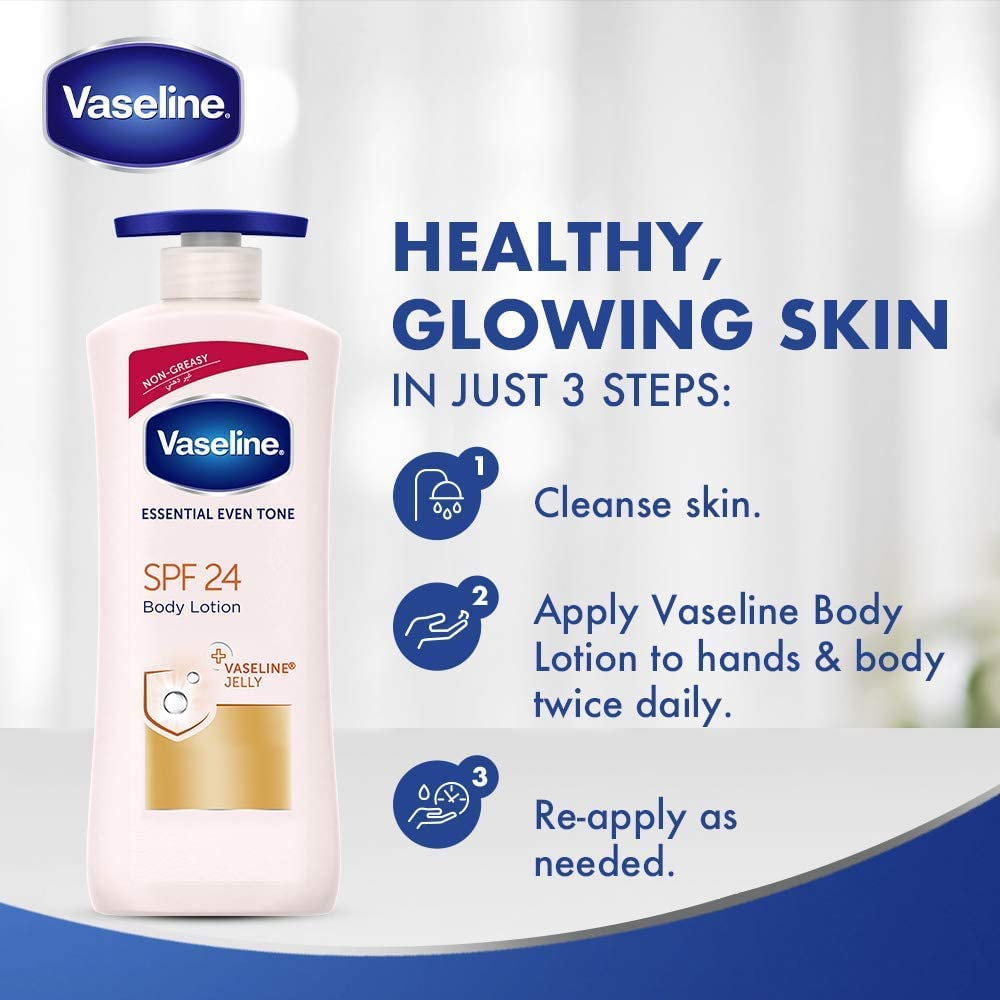 Vaseline Body Lotion Tone Spf24 400 ml