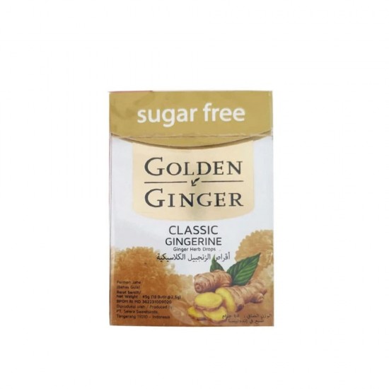 Golden Ginger Ginger Throat Lozenges 45g Classic
