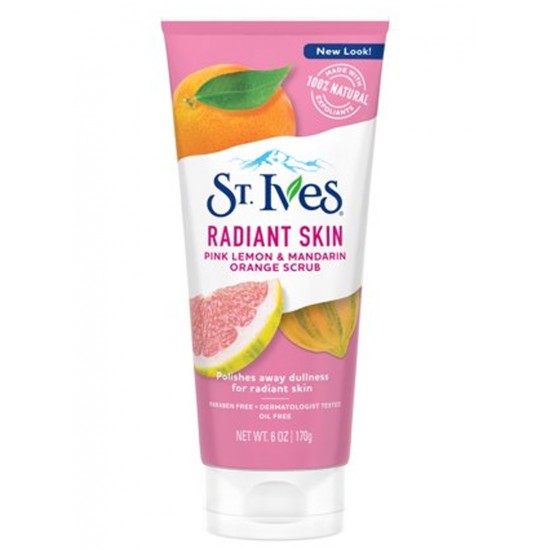 St. Ives Radiance Scrub 170g Pink Lemon and Mandarin Tube