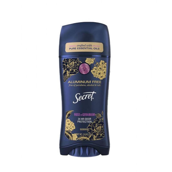 Secret deodorant stick 73 g without aluminum, Geranium Rose