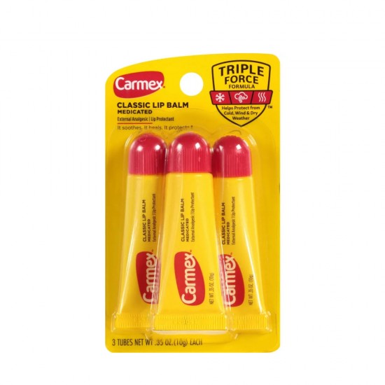 Carmex Therapy Lip Balm 10g 3 Pieces (Imported)