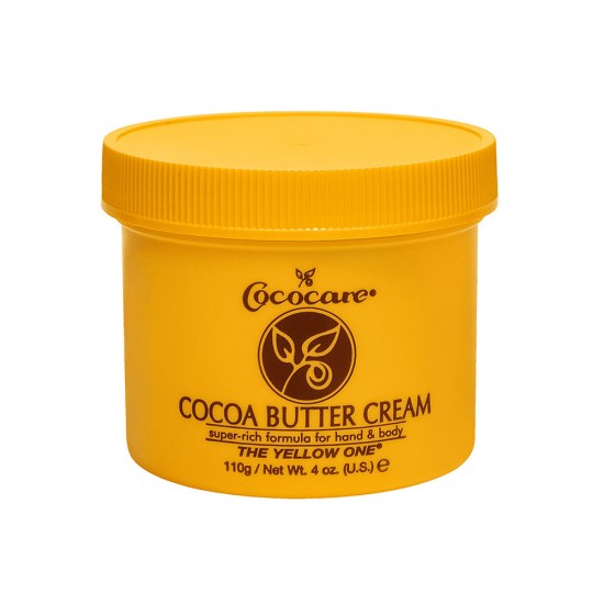 Cococare Cocoa Butter Cream 110 ml for body and hands, yellow