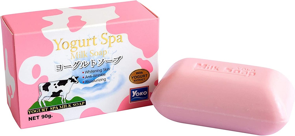 Yoko Milk Soap Whitening Skin Anti Wrinkle Moisturizing: 90g