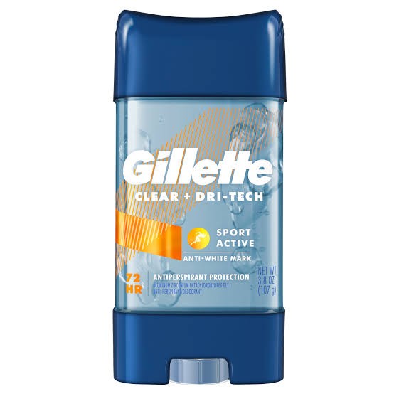 Gillette Deodorant Stick 75 ml Clear + Dry Tech Sport Active