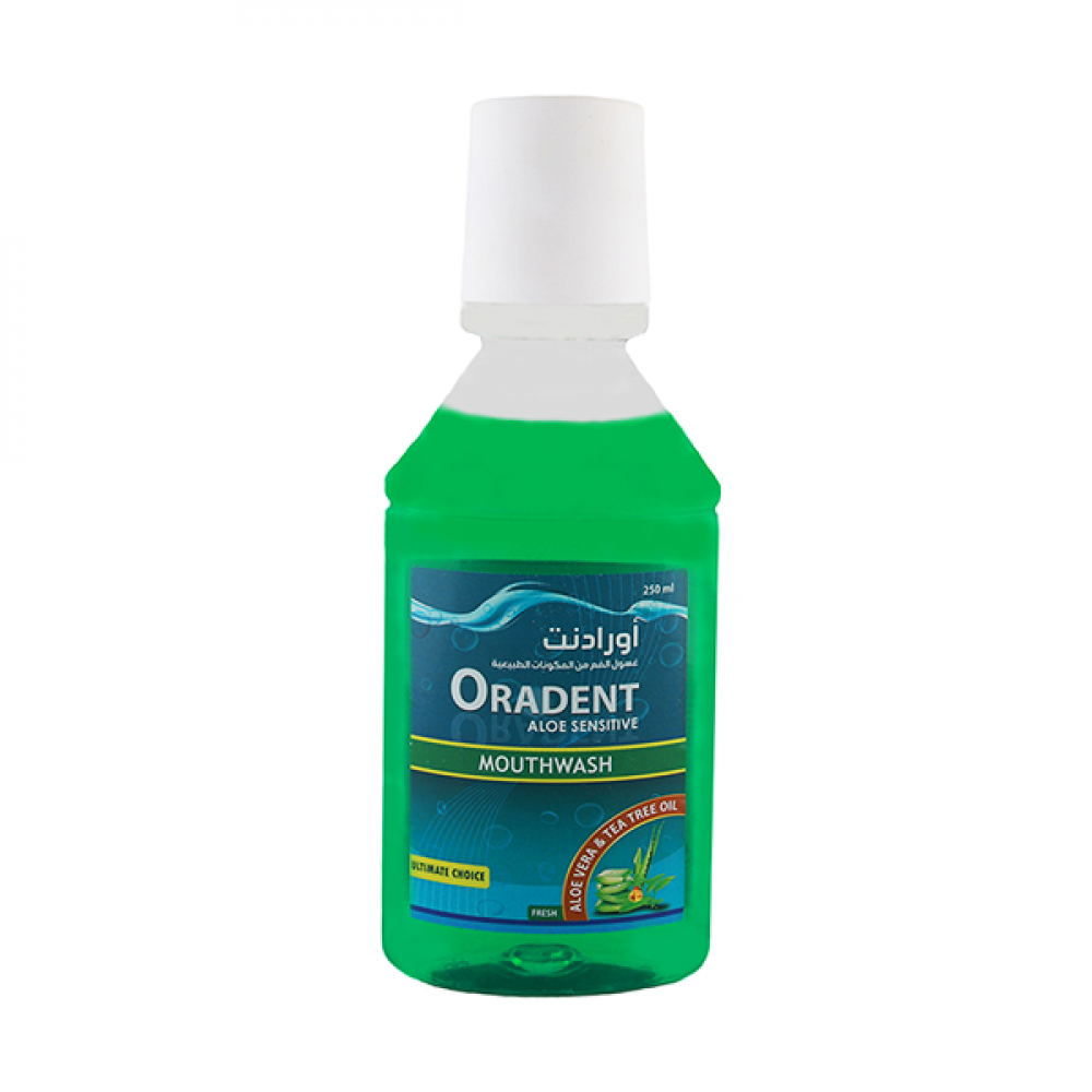 Oradent Aloe Sensitive Mouth Wash 250ml