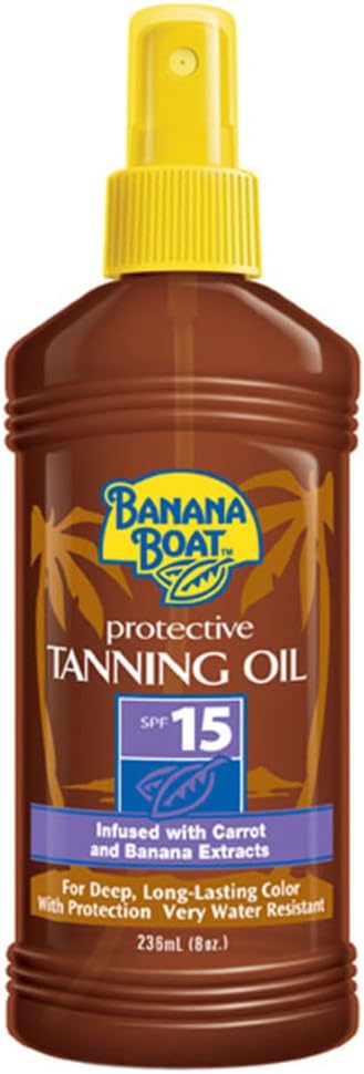 Banana Boat Sunscreen Protective Tanning Oil Broad Spectrum Sun Care Sunscreen Spray Spf15