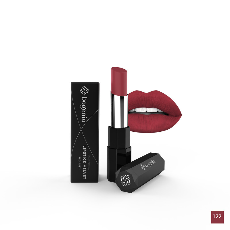 Bogenia Lipstick Velvet Red Ruby Bg710.122