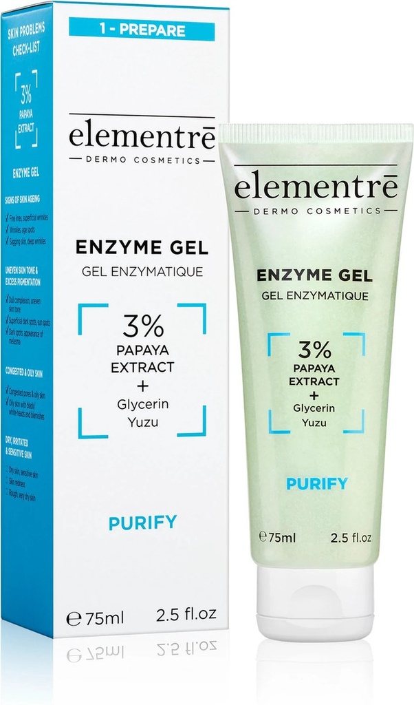 Elementrie Enzyme Peel Gel - 3% Papaya 75 Ml