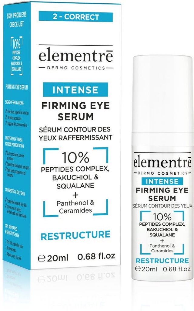 Elementre Firming Eye Serum,10% Ceramid