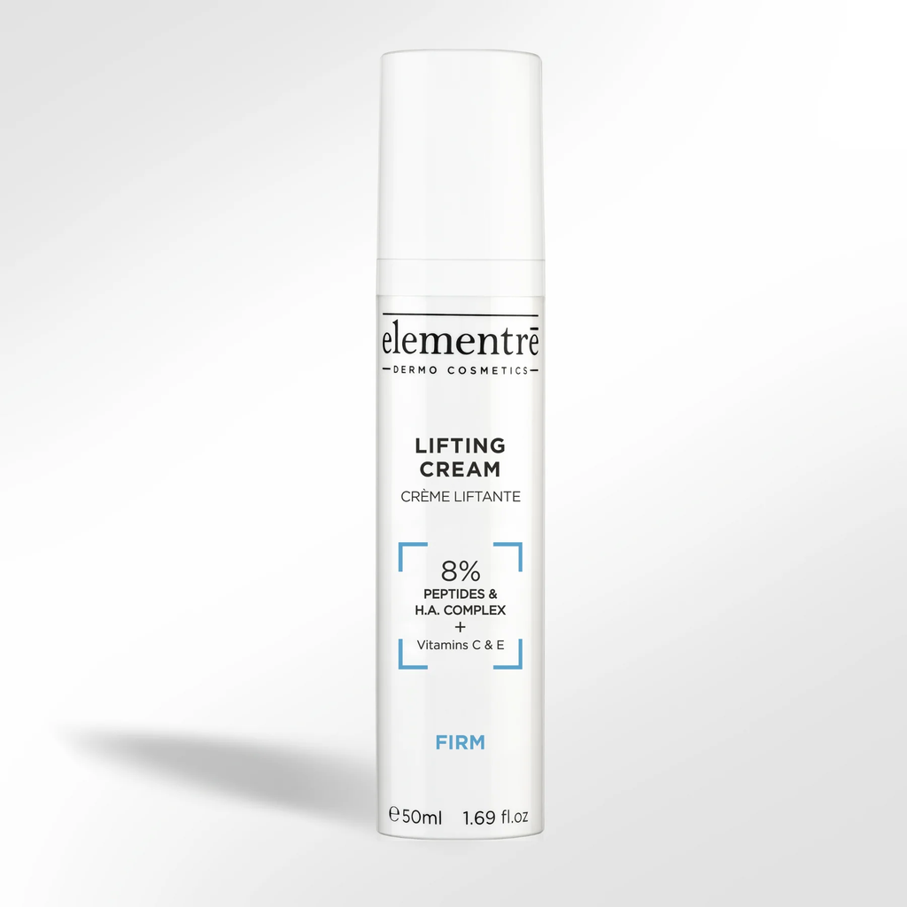 Elementre Lifting Cream - 8% Peptides & Hyaluronic Acid 50 Ml