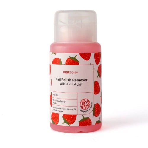 Persona Nail Polish Remover With Strawberry Scent 200 Ml