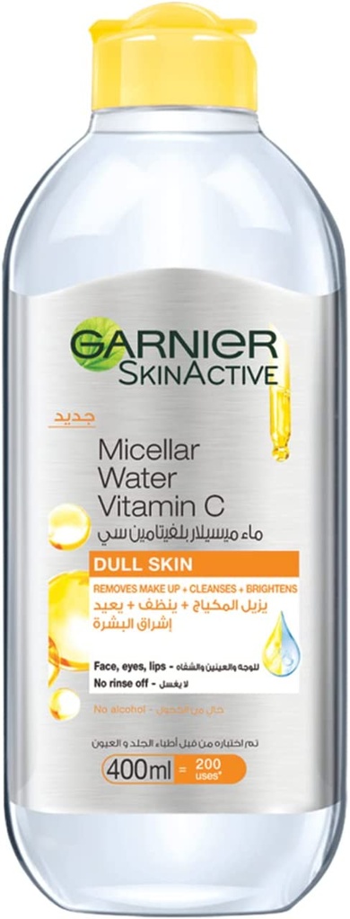 Garnier Micellar Makeup Remover Brightening Water With Vitamin C 400ml