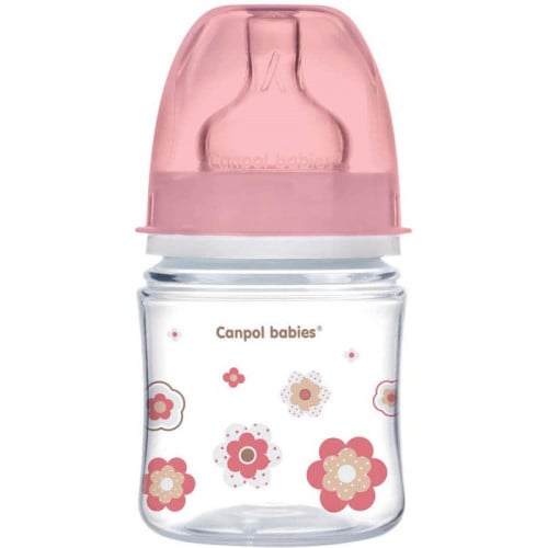 Canpol Baby Easy Start Anti-colic Bottle, Blue, Turtle Shape, 120 Ml