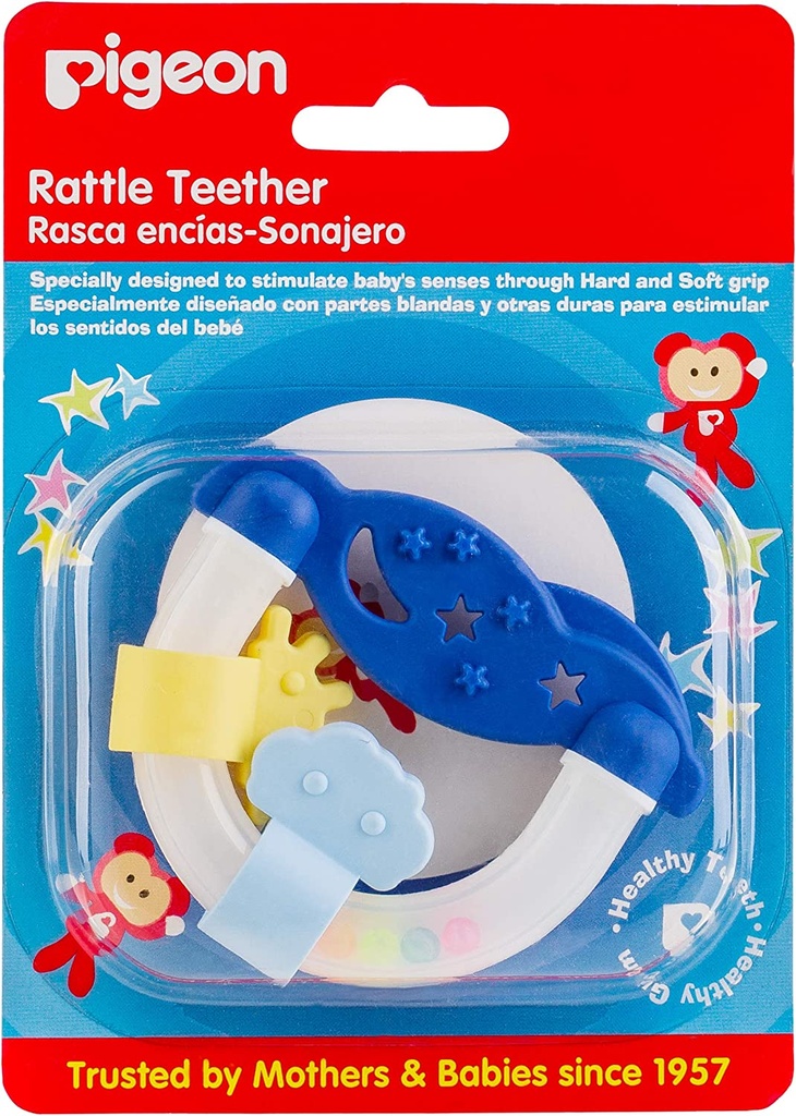 Pigeon Rattle Teether Night&day 13662