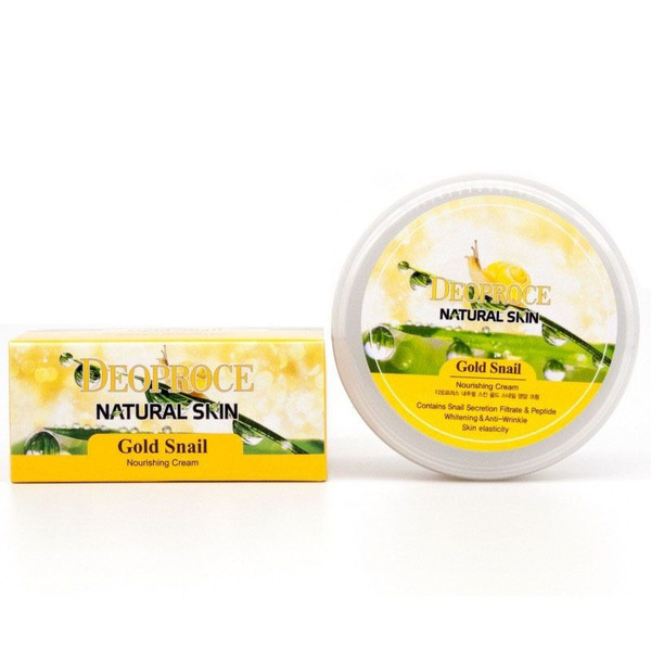 Deoproce Natural Skin Gold Snail Nourishing Cream 100g
