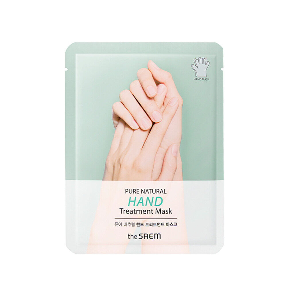 the SAEM PURE NATURAL HAND Treatment Mask