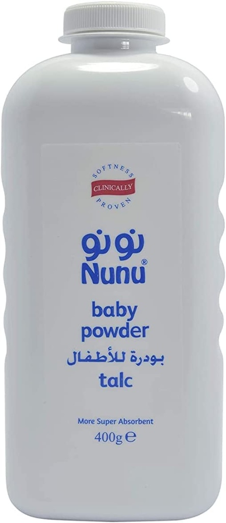 Nunu Baby Powder Talc 400g