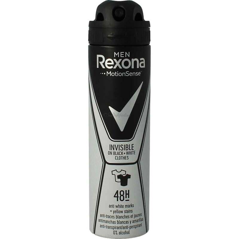 Rexona Men Deodorant Spray Invisible Black/White ,150ml 48h Antiperspirant