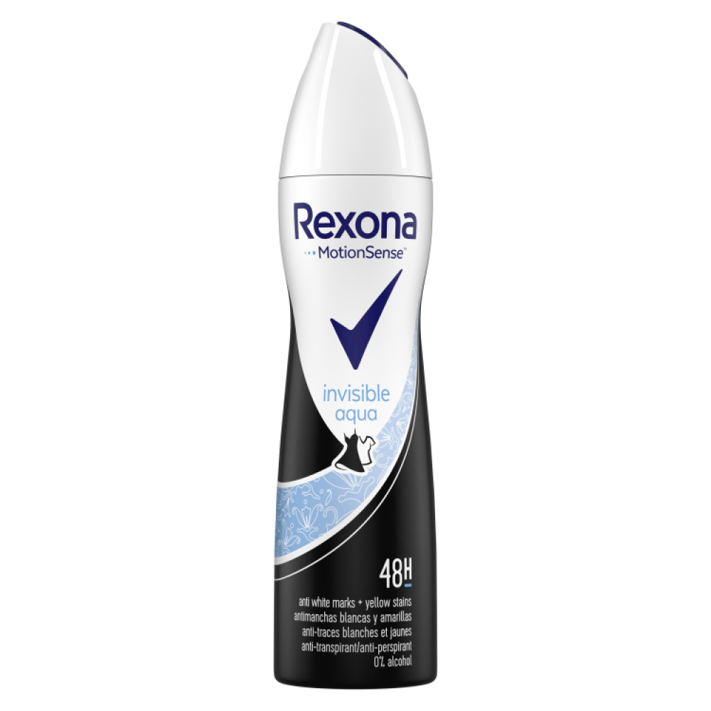 Rexona Women Deodorant Spray Invisible Aqua 150ml