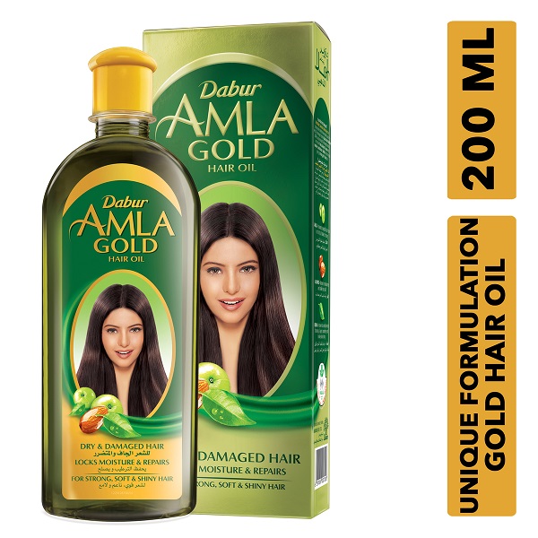 Dabur Amla Gold Hair Oil 200 Ml Fc016200uk