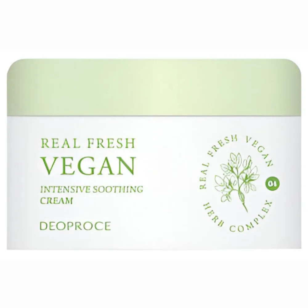 Deoproce Real Fresh Vegan Intensive Soothing Cream 100 G