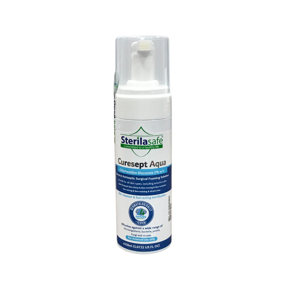 Strelasafe General Antiseptic Foam Solution For Wounds 150 Ml