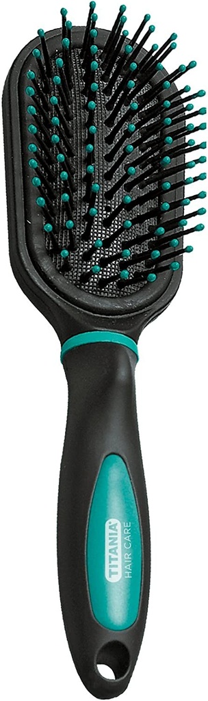 Titania 1330 Handbag Hair Brush Black/gold