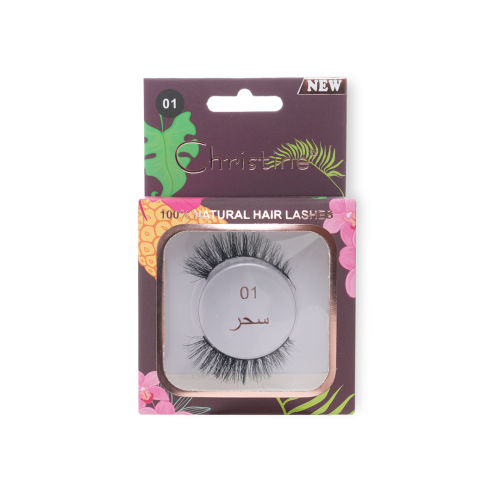 Christine Natural Hair Lashes No 01 Ch-e2115