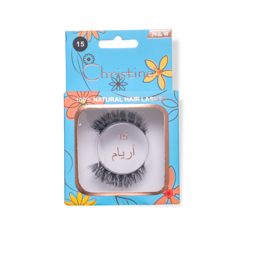 Christine Natural Hair Lashes No 15 Ch-e2115