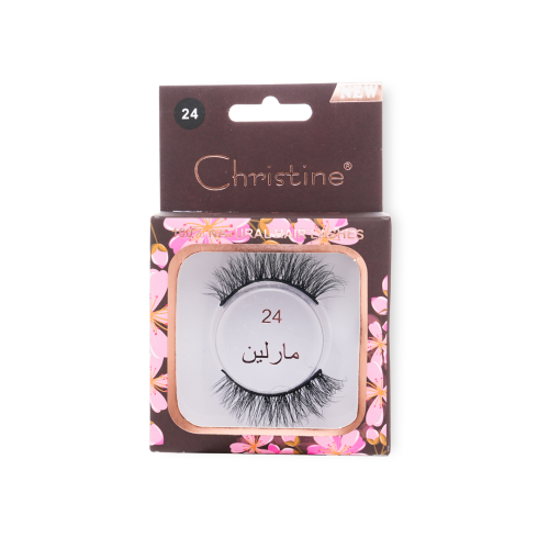 Christine Natural Hair Lashes No 24 Ch-e2115