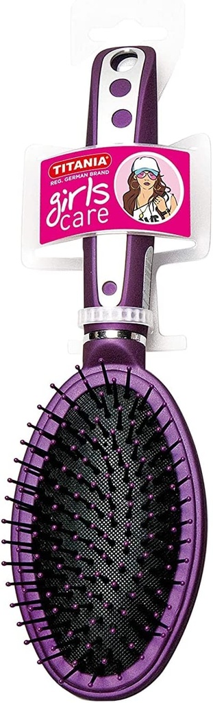 Titania 2810 Oval Hair Brush Purple