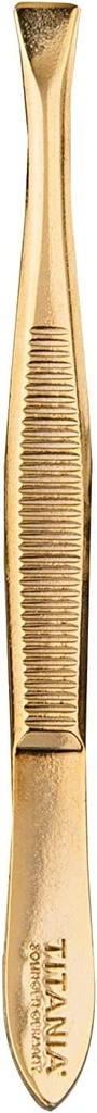 تيتانيا ملقاط شعر نيكل ذهبي سولينجن الماني 1060GGA