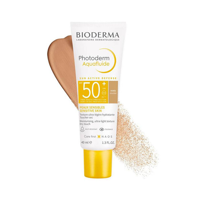 BiodermaPhotoderm Aquafluide Sun Active Defense SPF50+ Golden 40ml