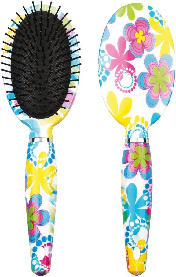 Titania Flowers Oval Cushion Brush