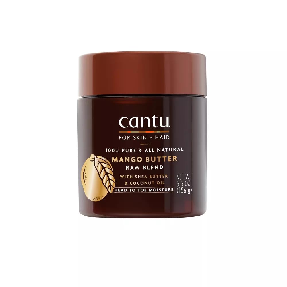 Cantu Mango Butter Raw Blend With Shea Butter & Coconut Oil 156 G