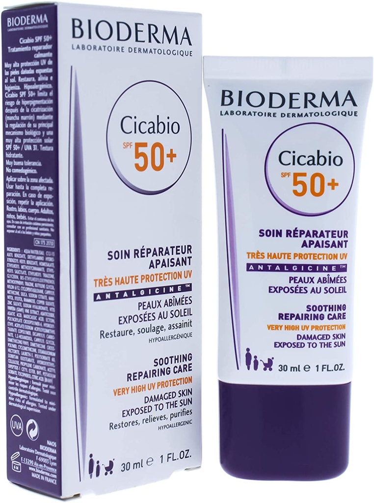 Bioderma Cicabio Spf 50+ Cream 30 Ml