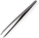 Titania 1075b Stainless Steel Eyebrow Tweezer 9.5 Cm Length Silver