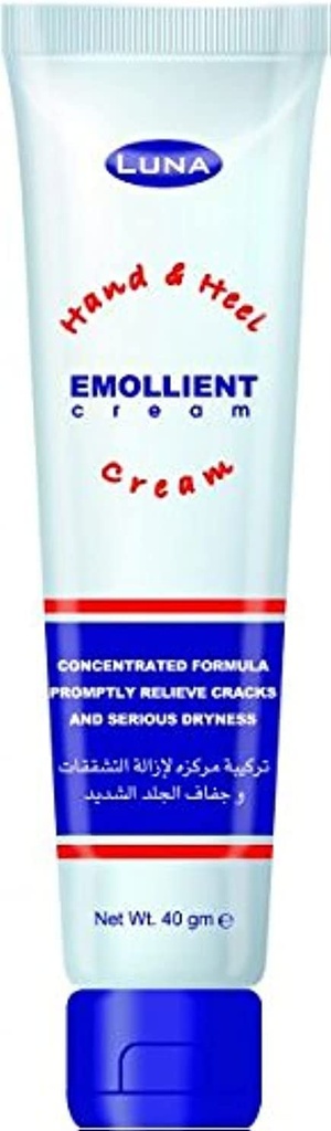 Luna Emollient Cream For Hand & Heel 40 Gm