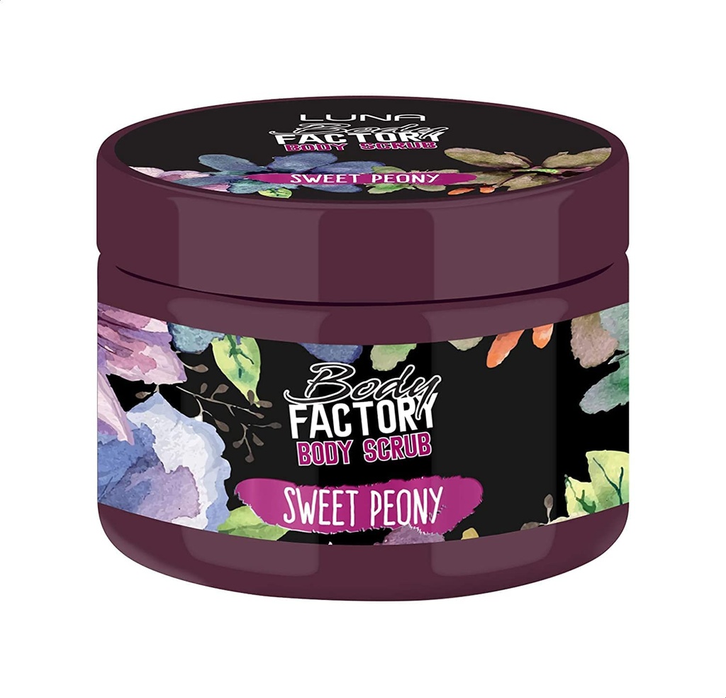 Body Factory Body Scrub Sweet Peony 130 Ml