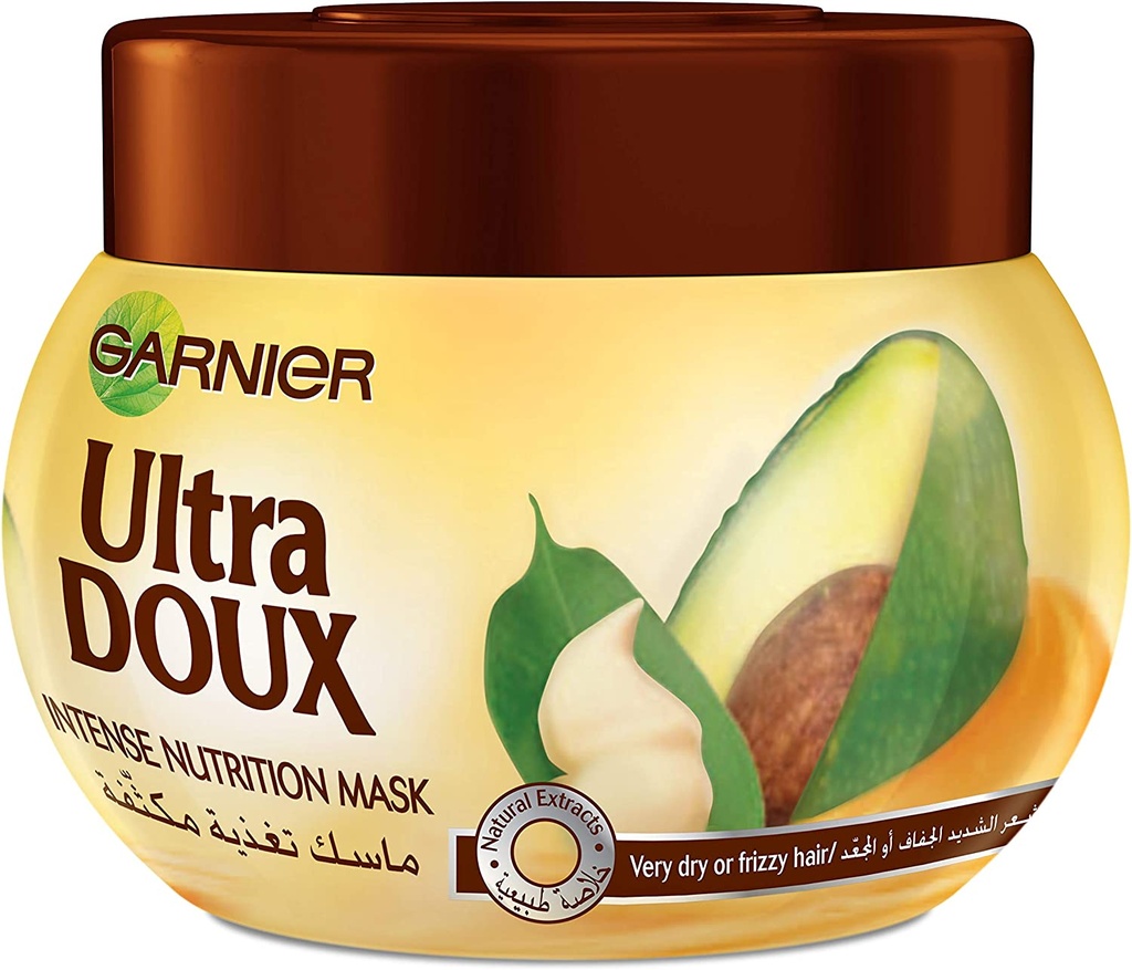 Garnier Ultra Doux Avocado Oil & Shea Intense Nourishment Mask 300 Ml