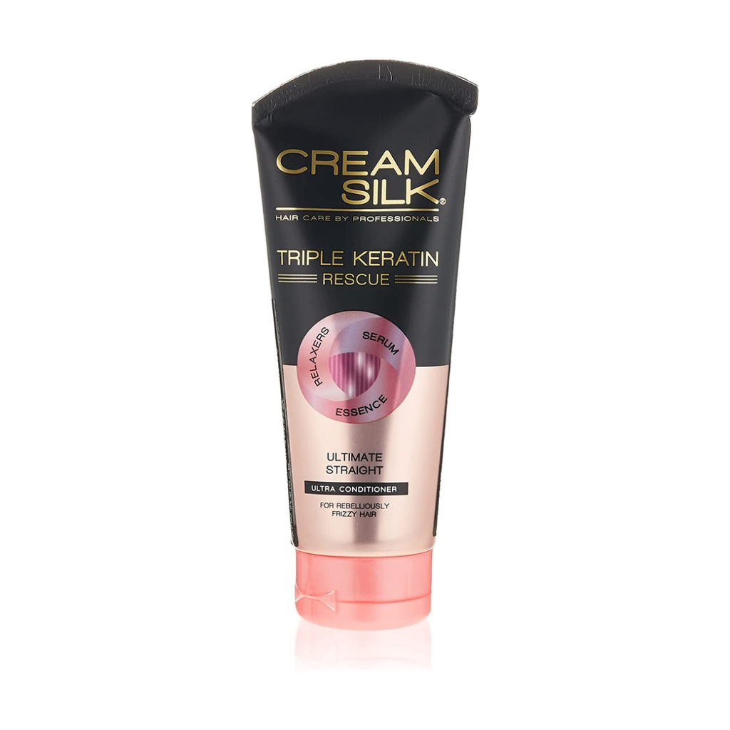 Cream Silk Triple Keratin Rescue Ultimate Straight Conditioner 170ml