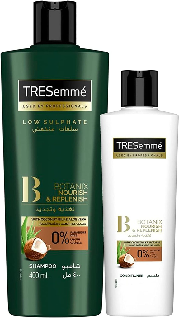 Tresemme Shampoo Botanix 400 Ml+ Tresemme Botanix Conditioner 180 Ml.