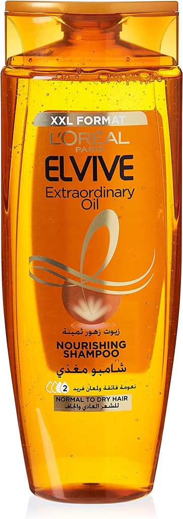 L'oreal Paris Elvive Extraordinary Oil Shampoo For Normal To Dry Hair 600ml