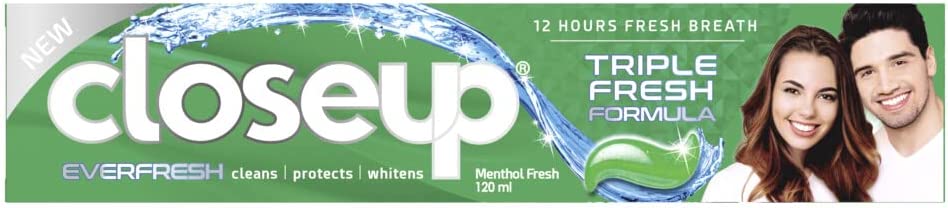 Close Up Ever Fresh Menthol Fresh Toothpaste 120ml