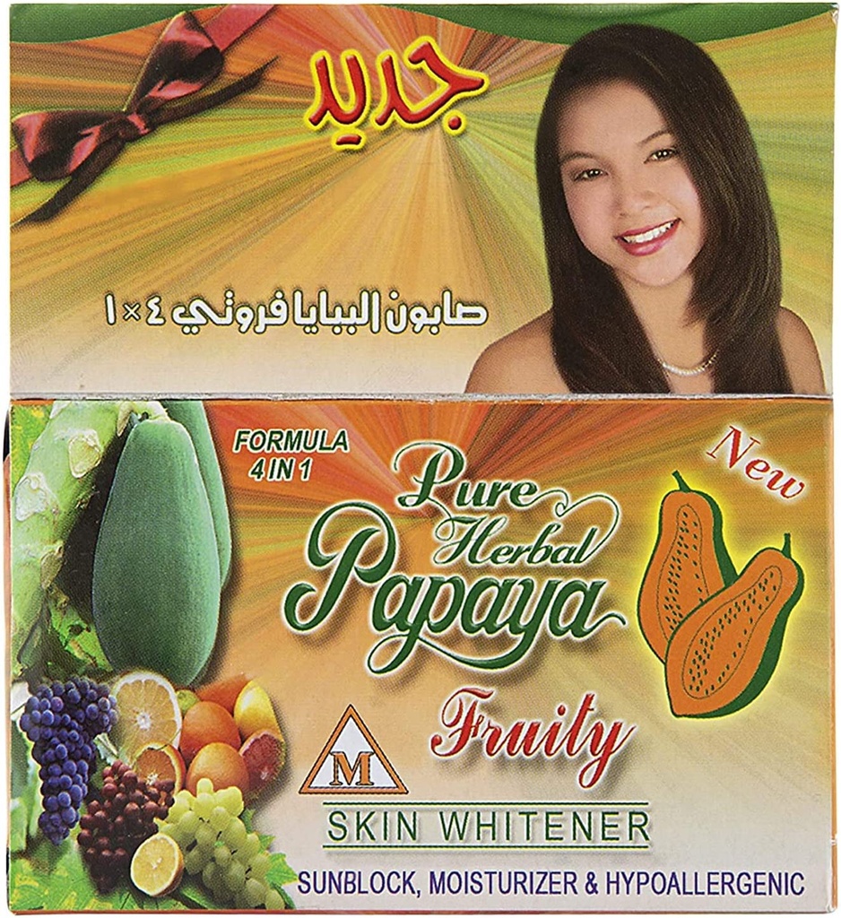 Papaya Fruit Soap 4 In 1 By Pure Skin 135 Gm