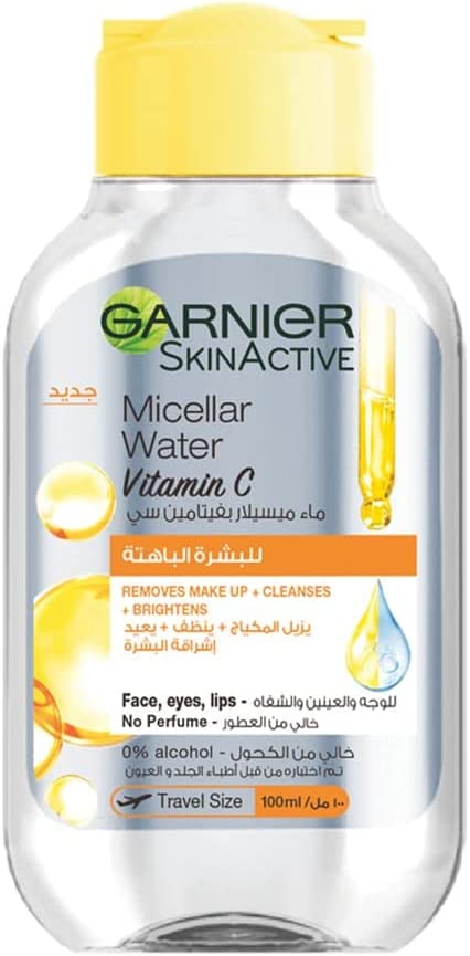 Garnier Skin Active Vitamin C Micellar Water 100 Ml Transparent